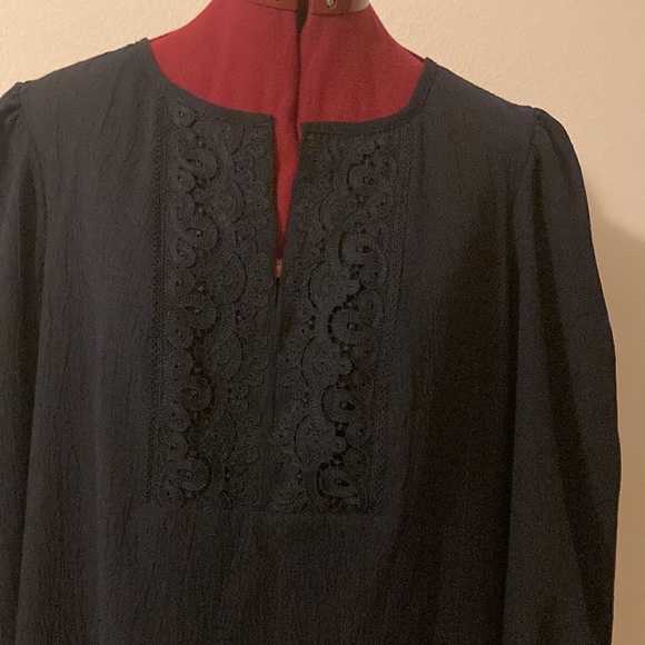 Joseph Ribkoff Size 16 navy blue long sleeves dress with lining Made in Bulgaria - Picture 2 of 10